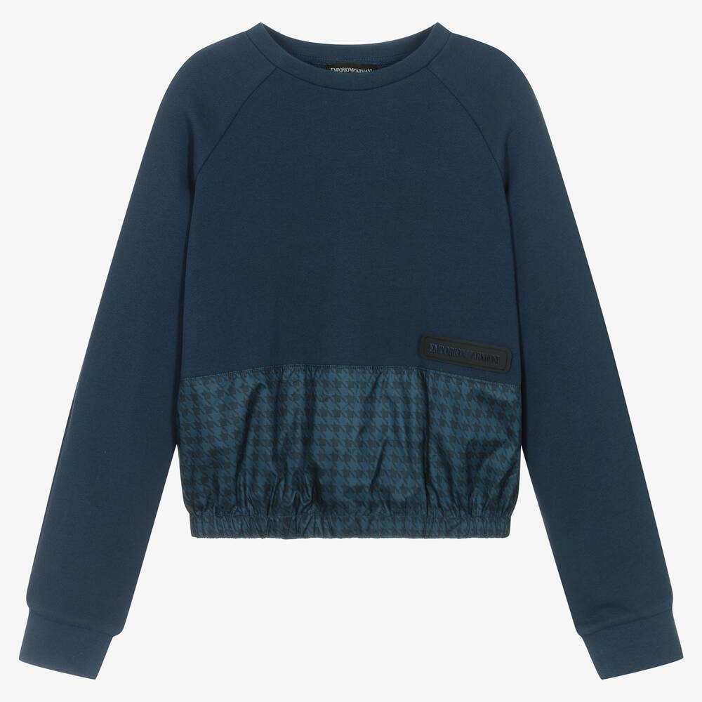Emporio Armani - Navyblaues Teen Sweatshirt | Childrensalon