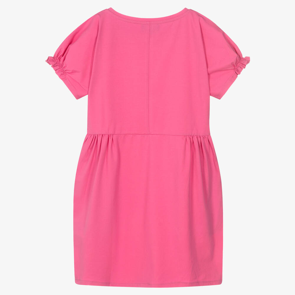 Emporio Armani-Розовое хлопковое платье | Childrensalon Outlet