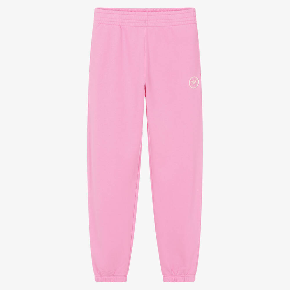 Emporio Armani - Rosa Teen Jogginghose mit Adler | Childrensalon