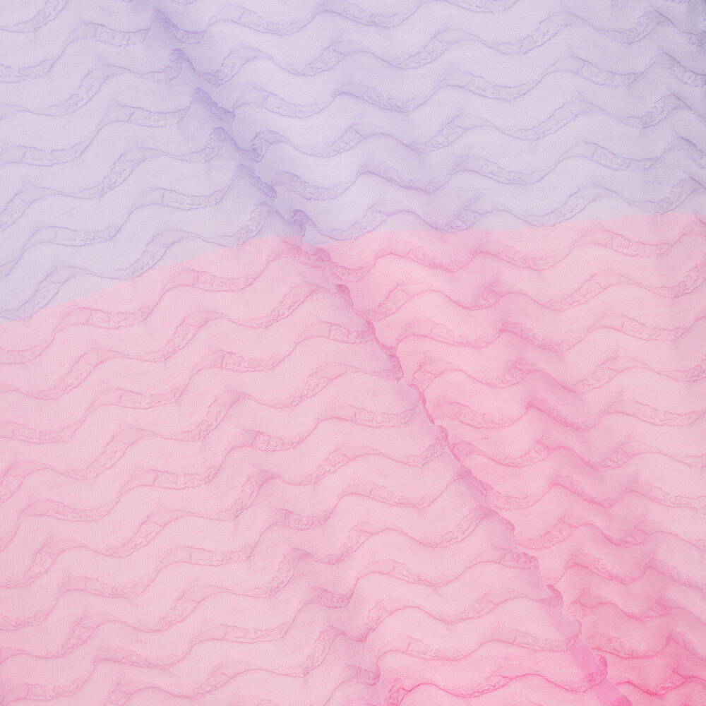 Emporio Armani-Розово-фиолетовое платье из органзы | Childrensalon Outlet