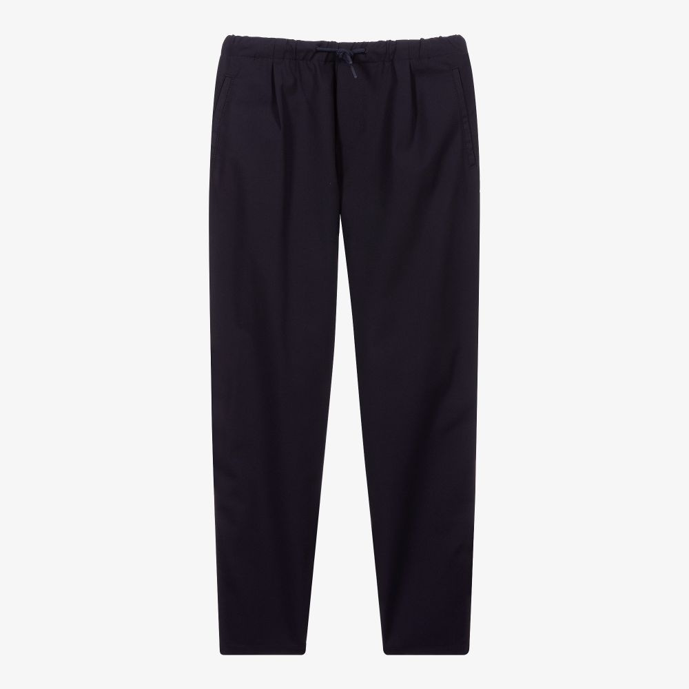 Emporio Armani - Pantalon bleu marine Ado | Childrensalon