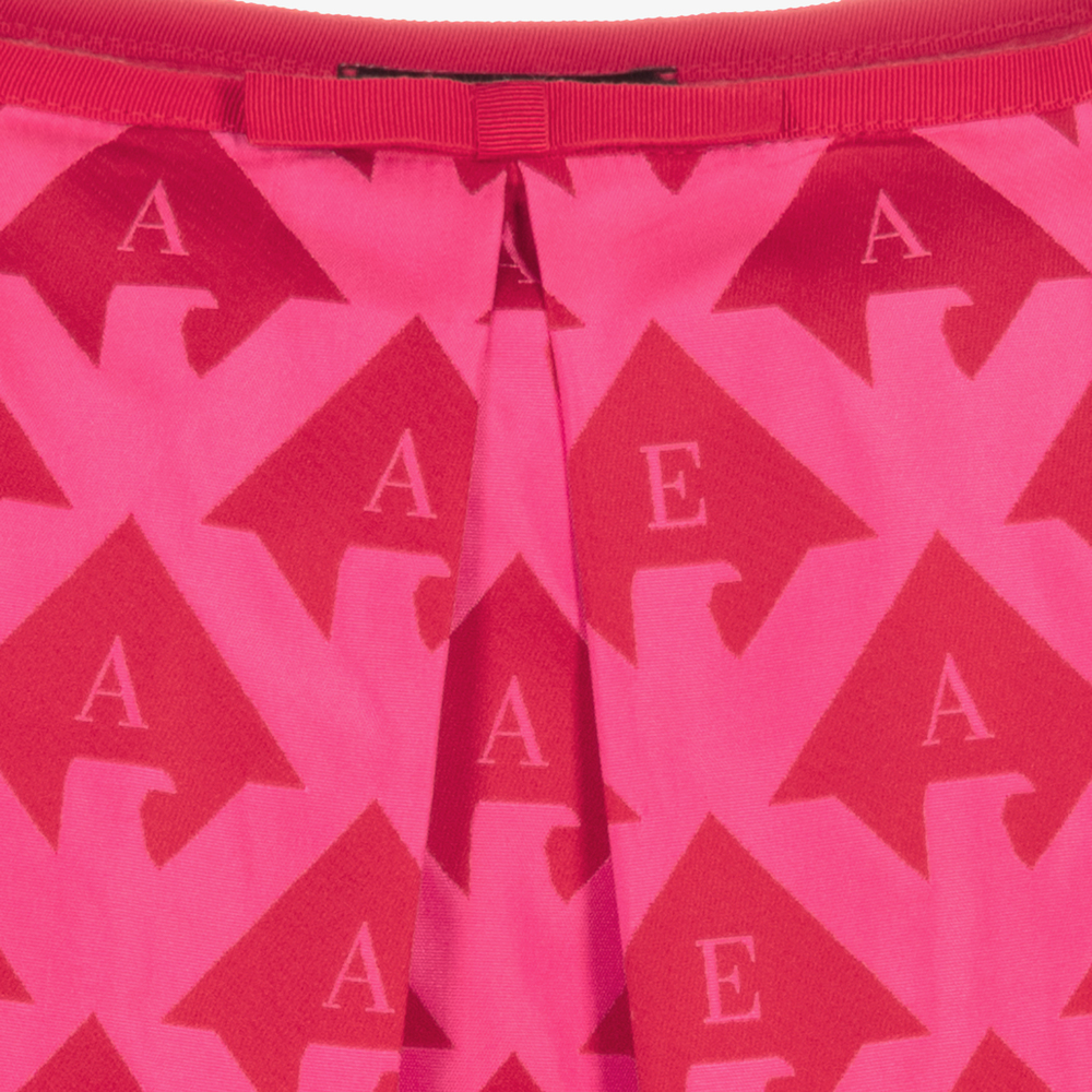Emporio Armani-Teen Red & Pink Taffeta Skirt | Childrensalon Outlet