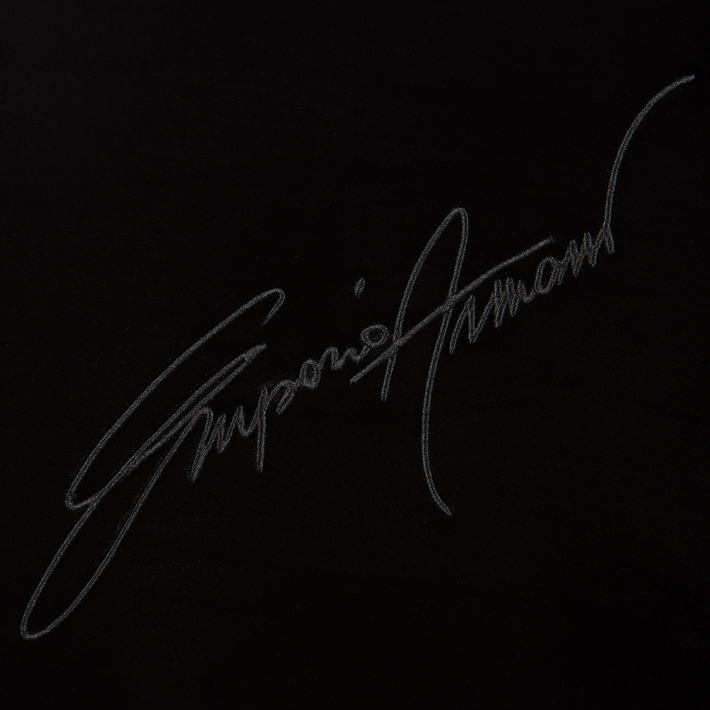 إمبوريو أرماني-سويتشيرت نيوبرين مخمل لون أسود للبنات | Childrensalon Outlet