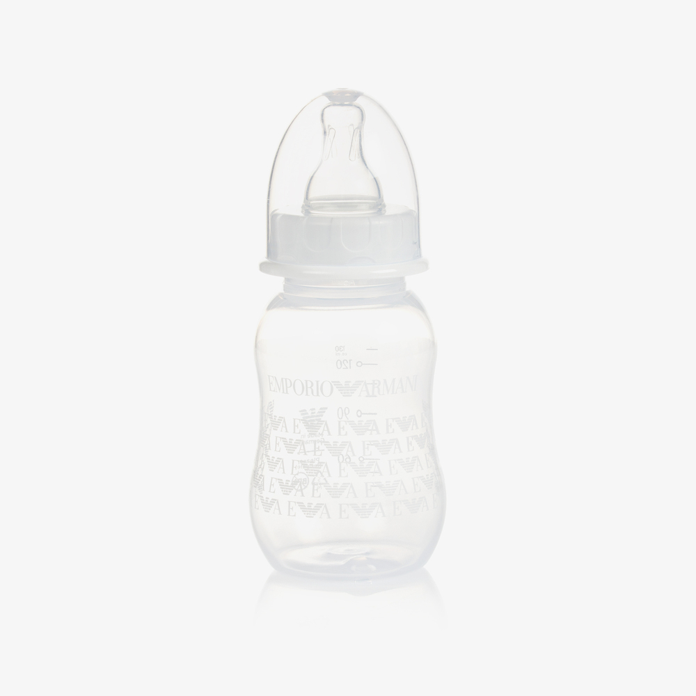 Emporio Armani - زجاجة رضاعة لون أبيض للأطفال (130مل) | Childrensalon