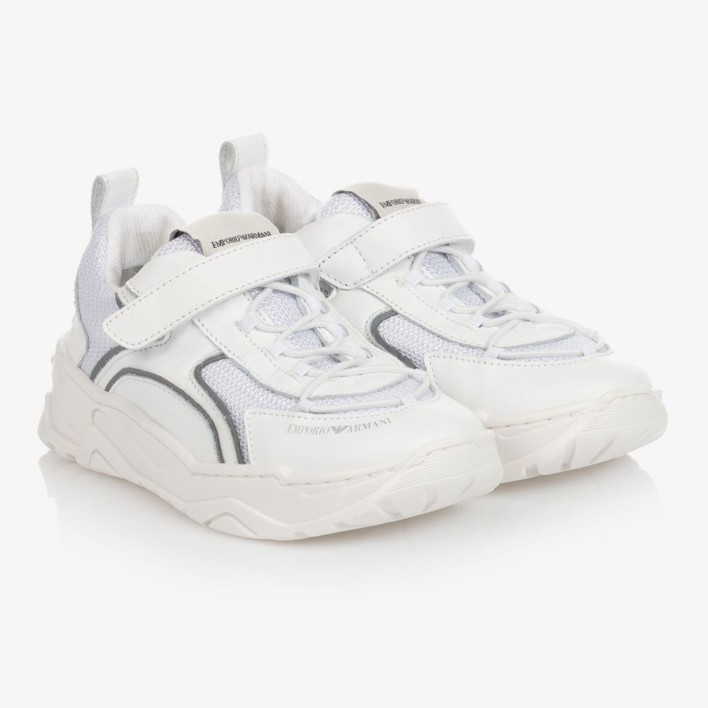 White Leather Trainers