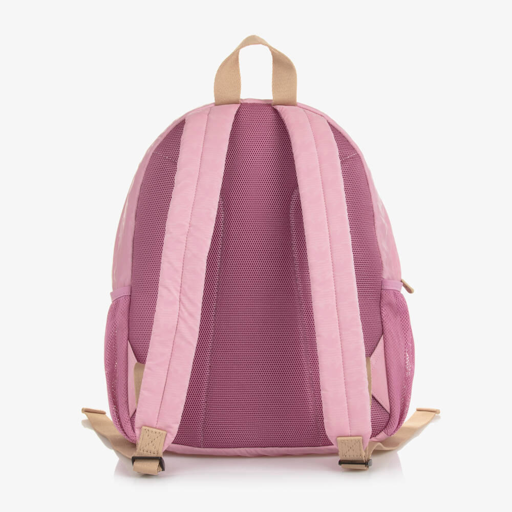 Emporio Armani-Young Ladies' Silky Pink Rucksack | Childrensalon Outlet