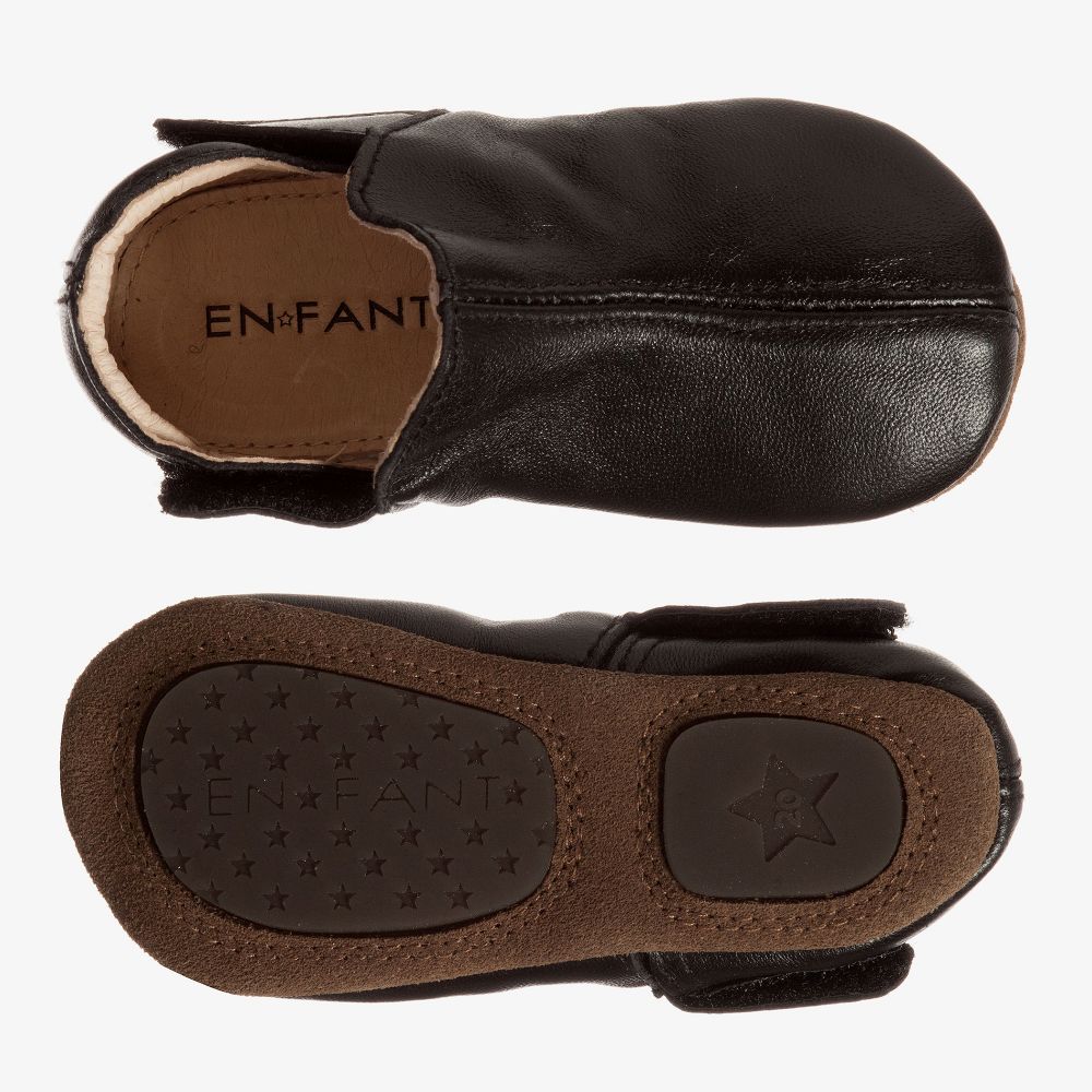 Black first cheap walker shoes