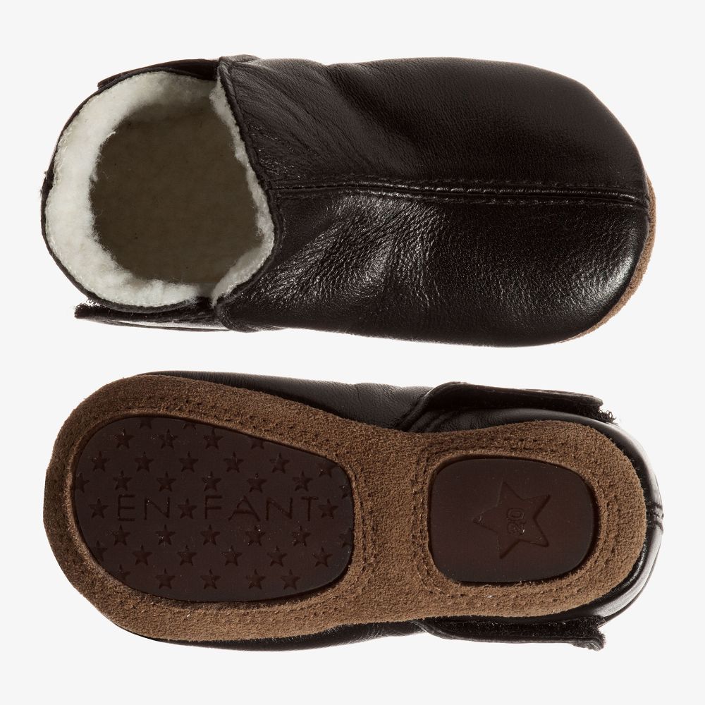 EN FANT-Leather Pre-Walkers Shoes | Childrensalon Outlet
