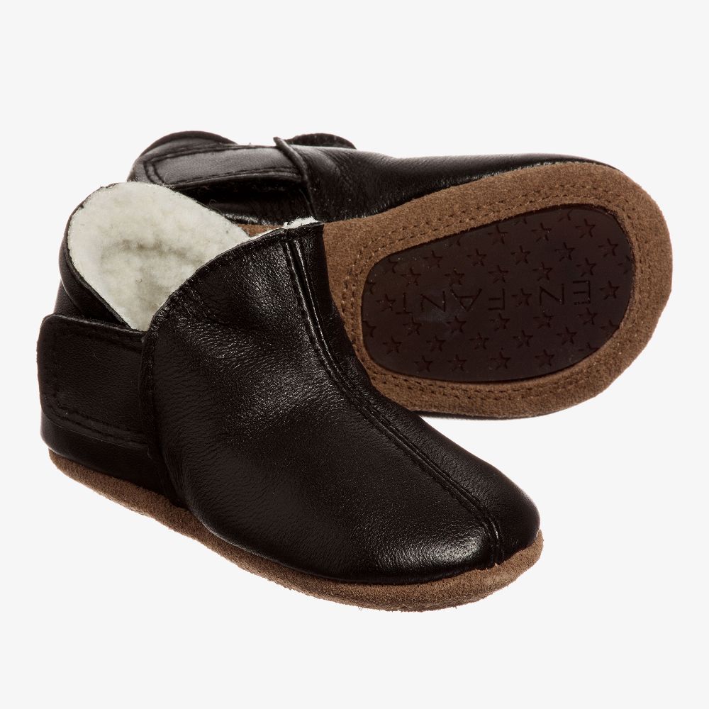 EN FANT - Leather Pre-Walkers Shoes | Childrensalon