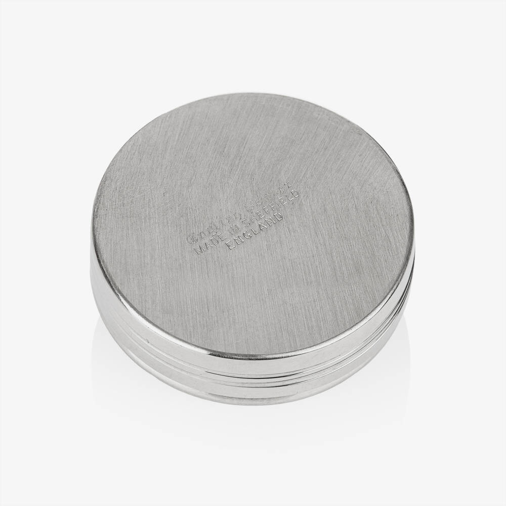 English Trousseau-Dashing Hare Pewter Keepsake Box | Childrensalon Outlet
