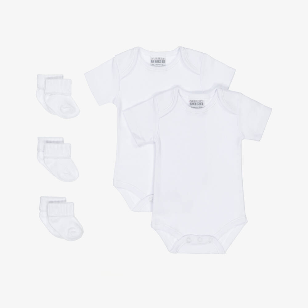 English Trousseau-طقم هدية الأمير الصغير باللون الفضي | Childrensalon Outlet