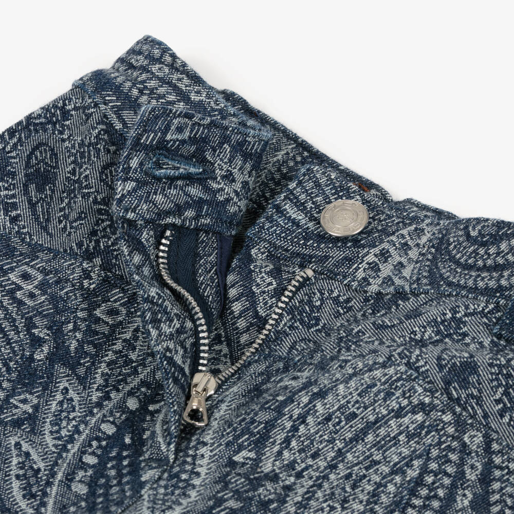 Etro-Джинсы с синим узором пейсли для девочек | Childrensalon Outlet