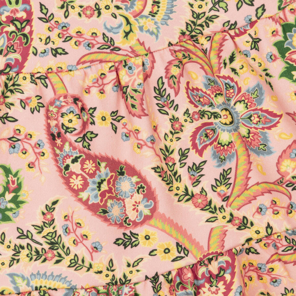 Etro-Girls Blush Paisley Cotton Dress | Childrensalon Outlet