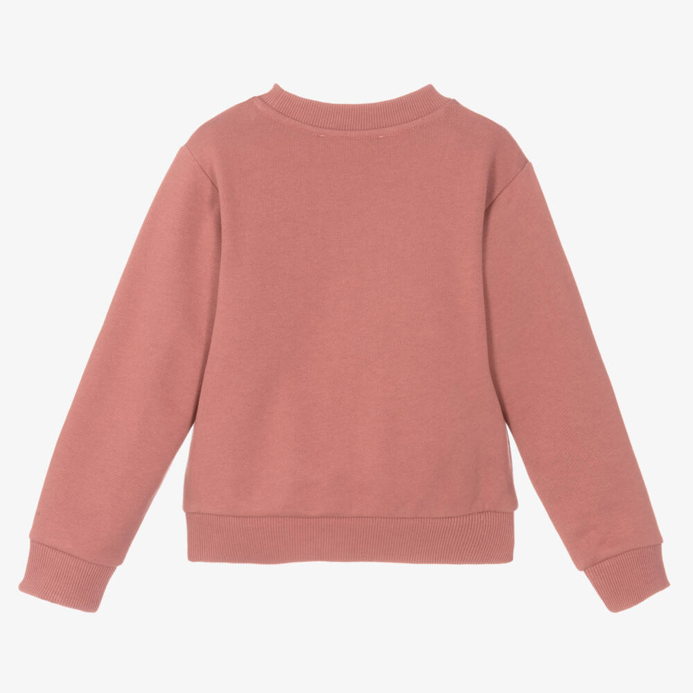 Etro-Girls Dusky Pink Logo Sweatshirt | Childrensalon Outlet