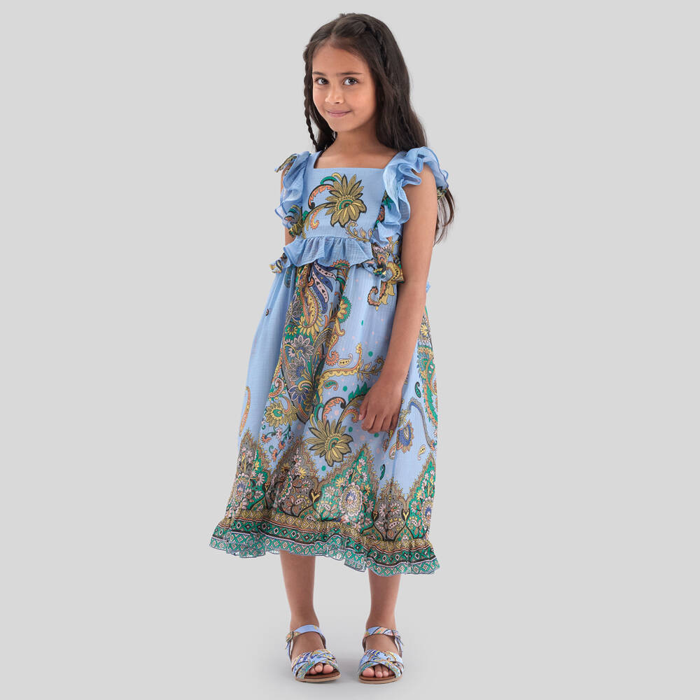 Etro-Элегантное платье с крылышками для девочек | Childrensalon Outlet