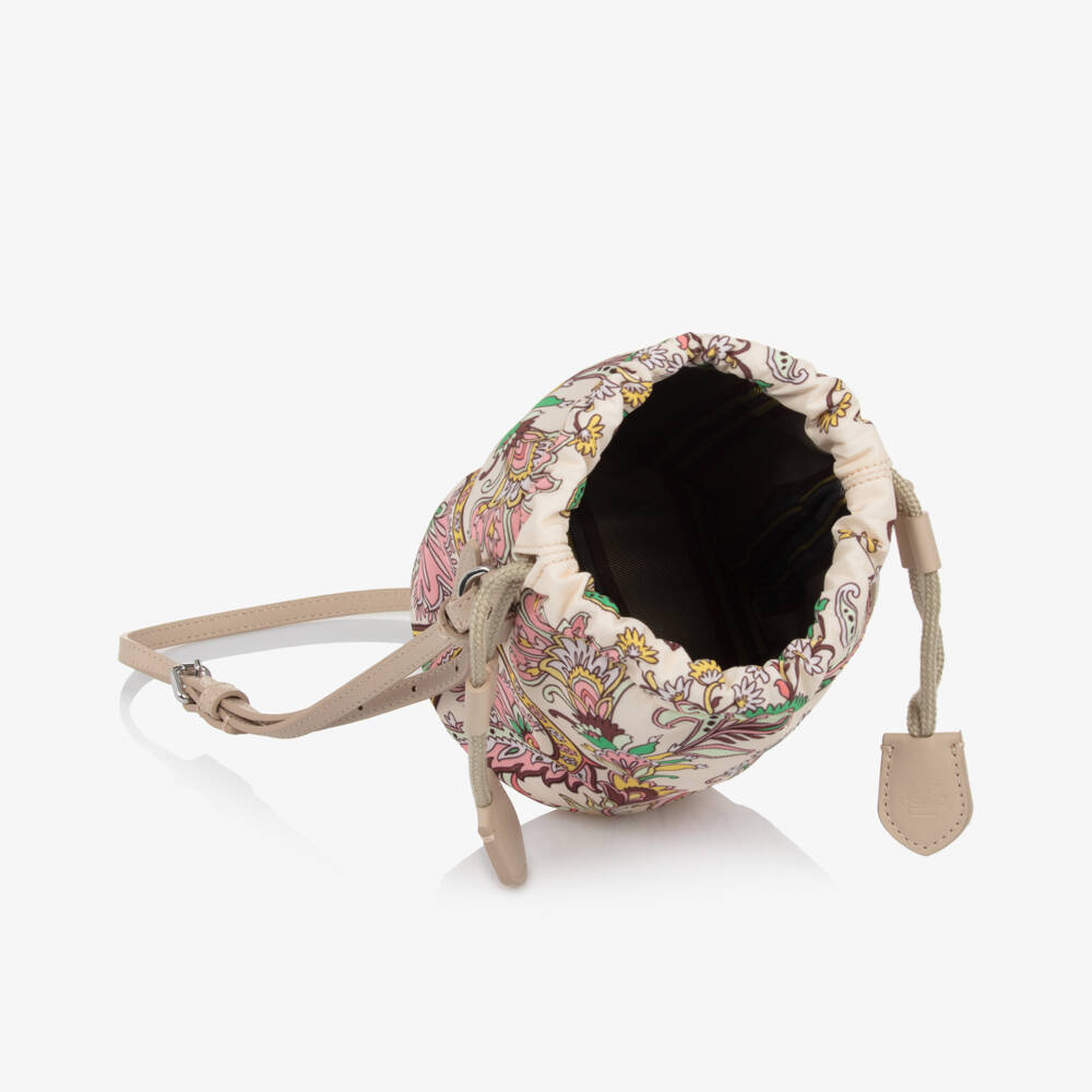 Etro-Girls Elegant Ivory Paisley Handbag | Childrensalon Outlet