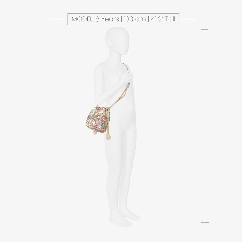 Etro-Girls Elegant Ivory Paisley Handbag | Childrensalon Outlet