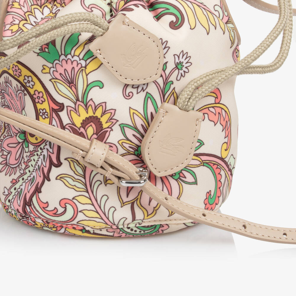Etro-Girls Elegant Ivory Paisley Handbag | Childrensalon Outlet