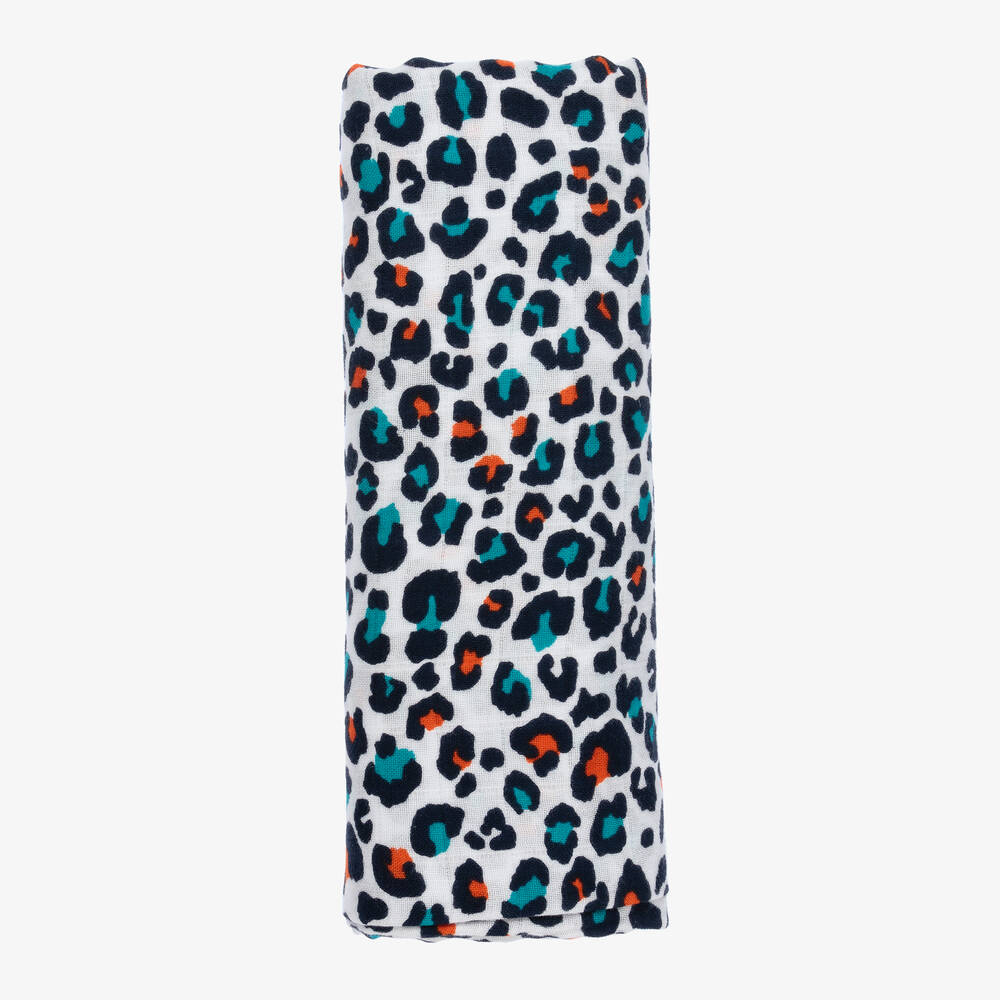 Etta Loves - Black Organic Cotton Swaddle (120cm) | Childrensalon