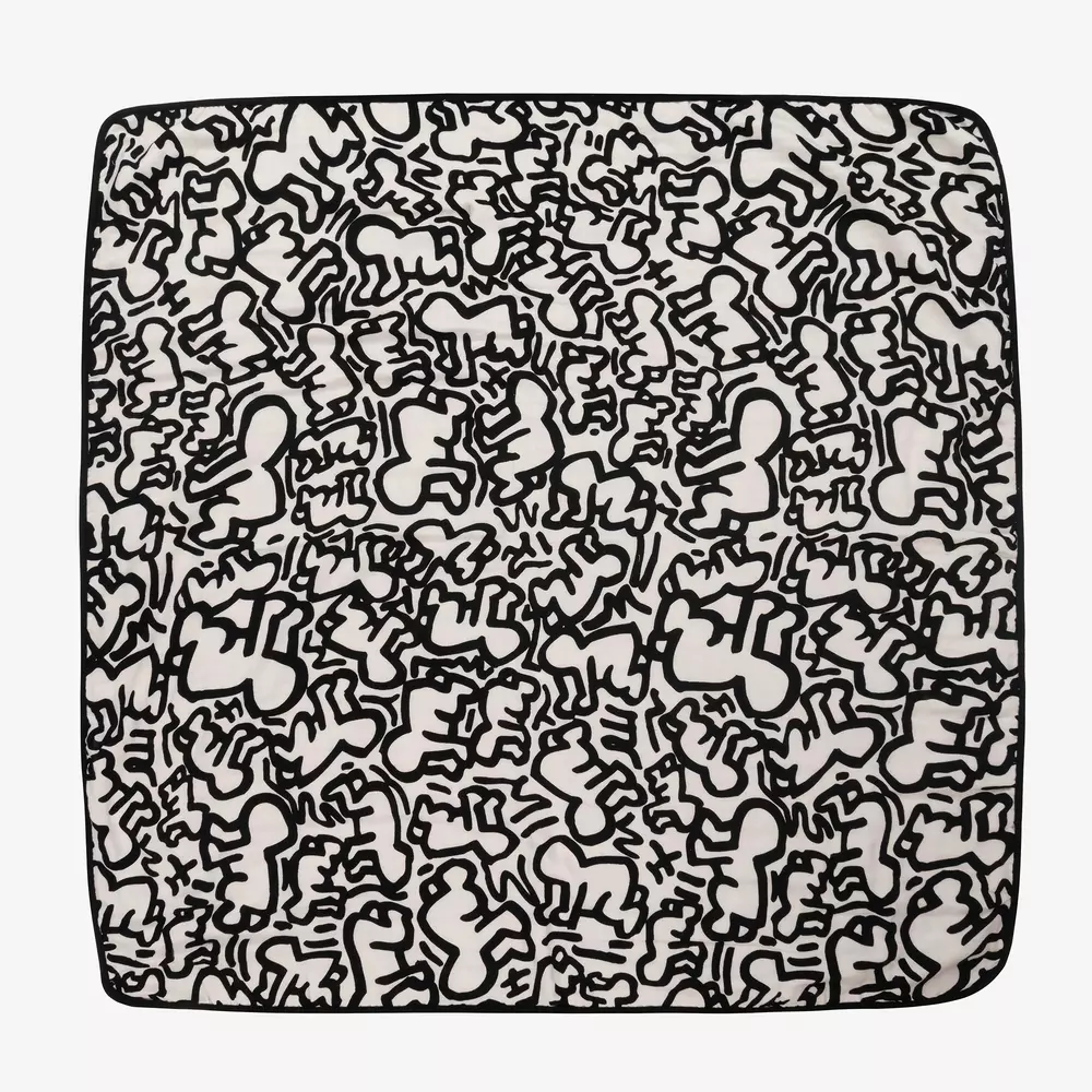 Etta Loves-Keith Haring Reversible Sensory Blanket (120cm) | Childrensalon Outlet