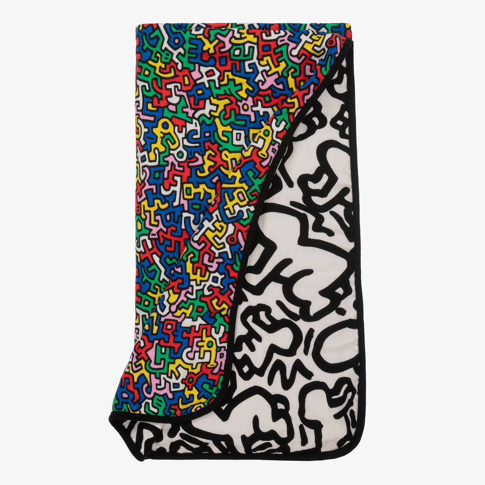 Etta Loves-Keith Haring Reversible Sensory Blanket (120cm) | Childrensalon Outlet
