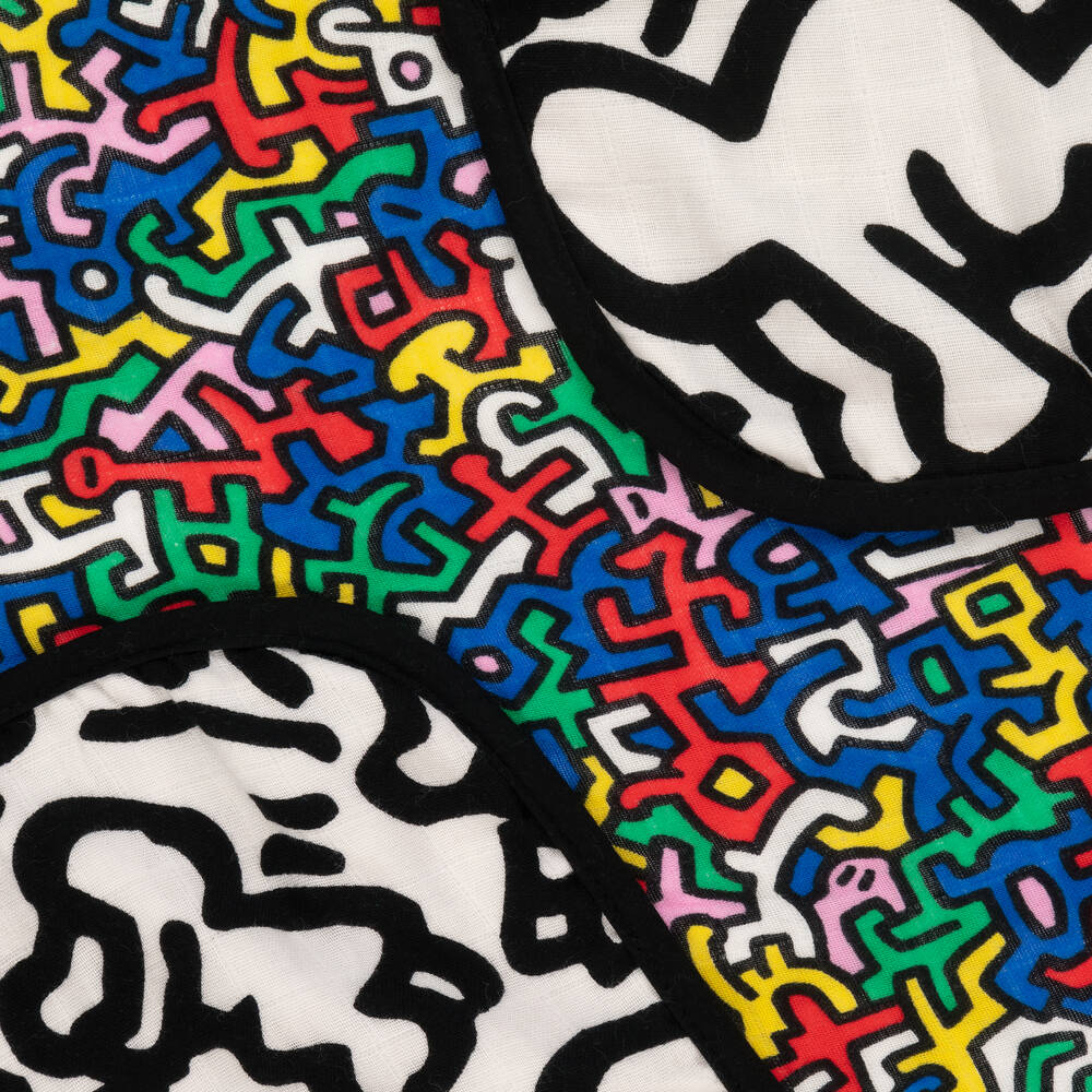 Etta Loves-Keith Haring Reversible Sensory Blanket (120cm) | Childrensalon Outlet
