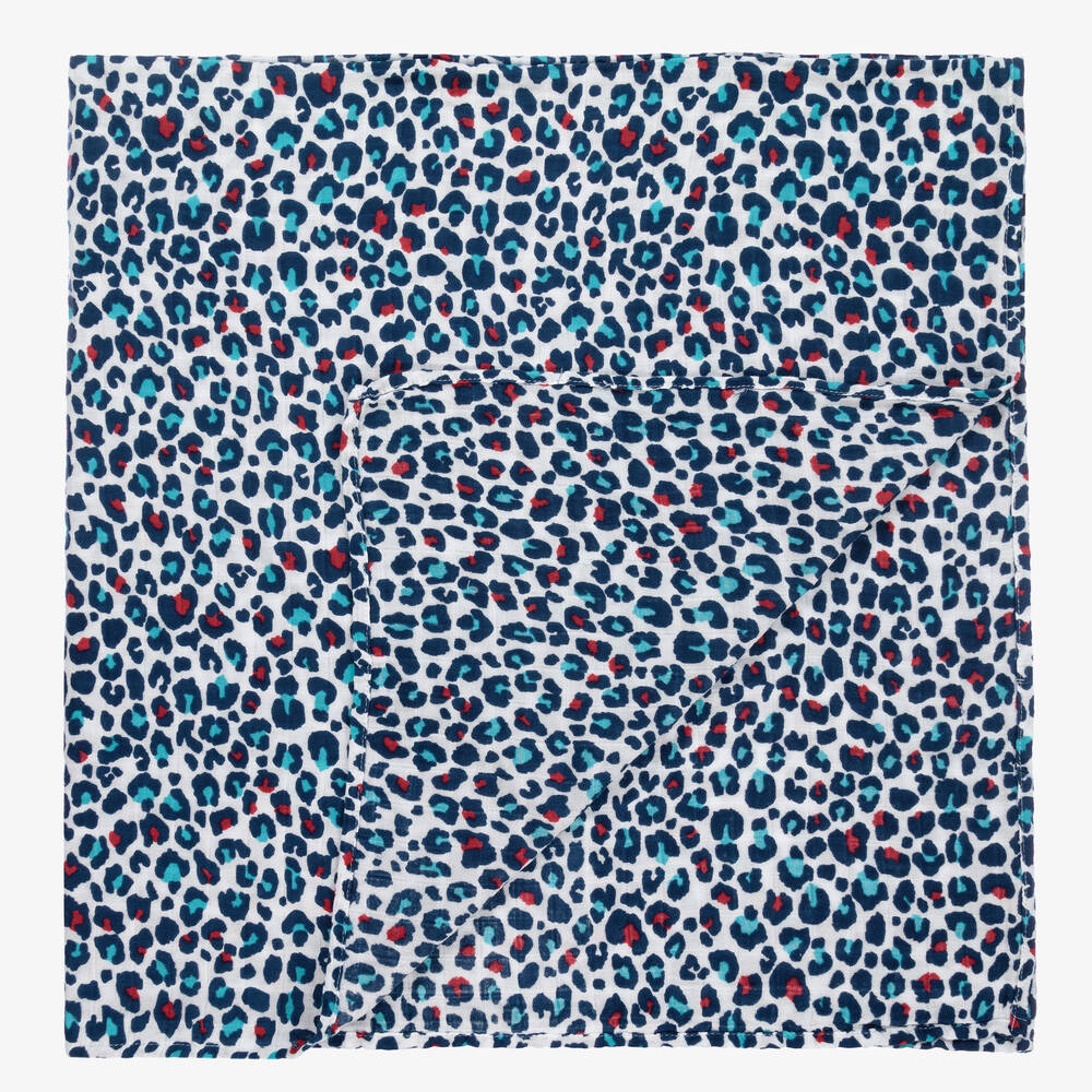 Etta Loves-Синяя пеленка из органического хлопка (120см) | Childrensalon Outlet