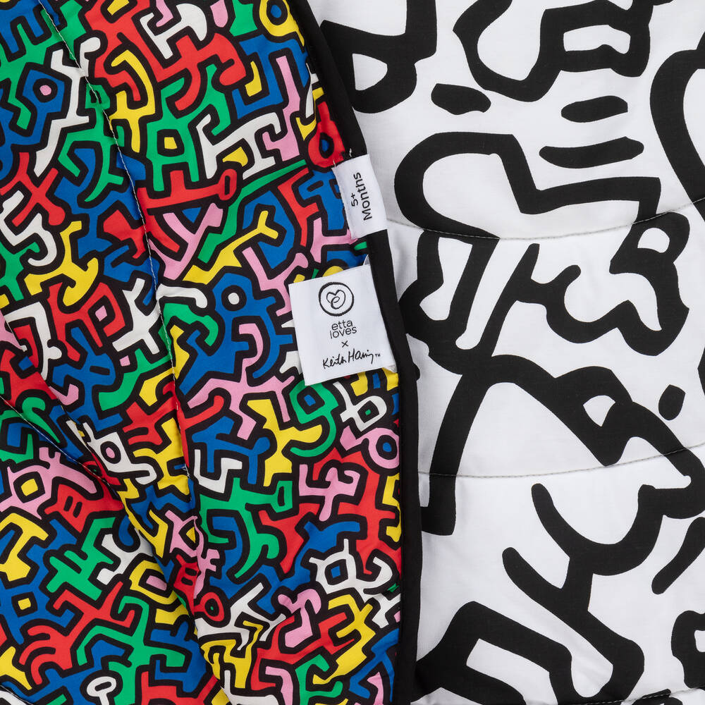 Etta Loves-Reversible Keith Haring Playmat (100cm) | Childrensalon Outlet