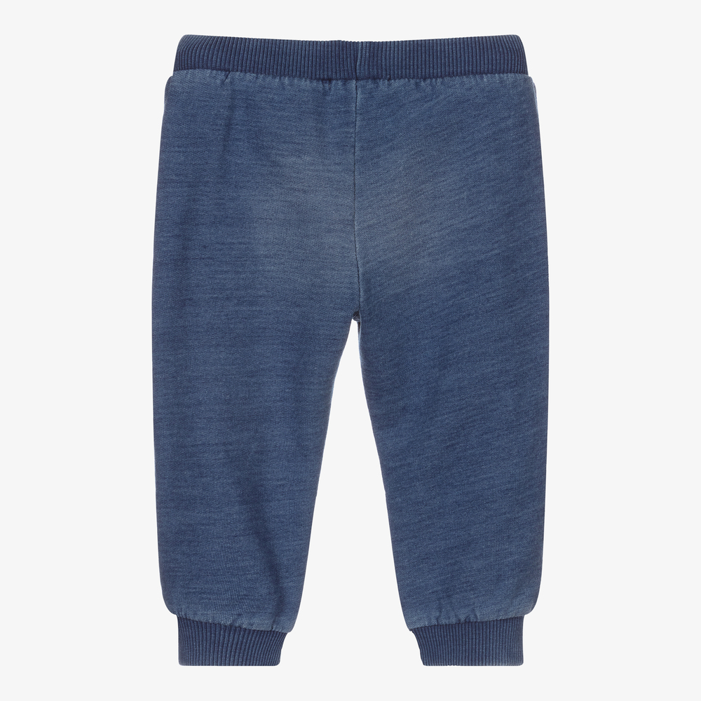 Everything Must Change-Синие хлопковые джоггеры для малышей | Childrensalon Outlet