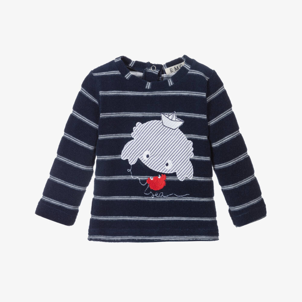 Everything Must Change-Baby Boys Blue Cotton T-Shirt | Childrensalon Outlet