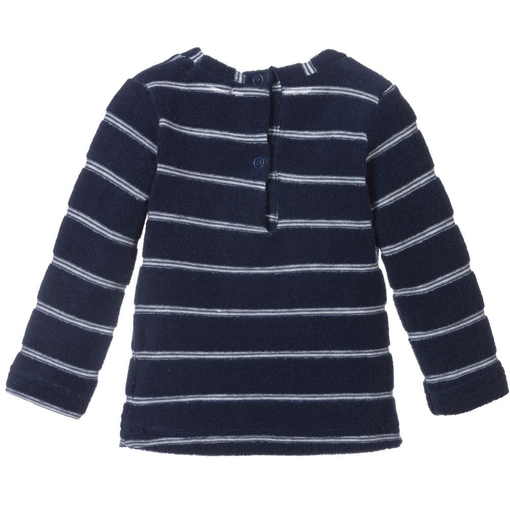 Everything Must Change-Baby Boys Blue Cotton T-Shirt | Childrensalon Outlet