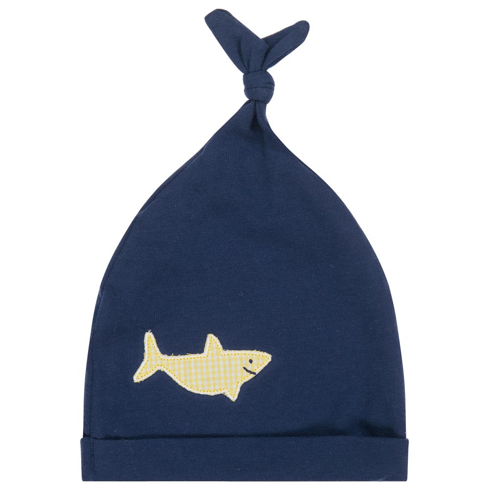 Everything Must Change - Baby Boys Blue Jersey Hat | Childrensalon