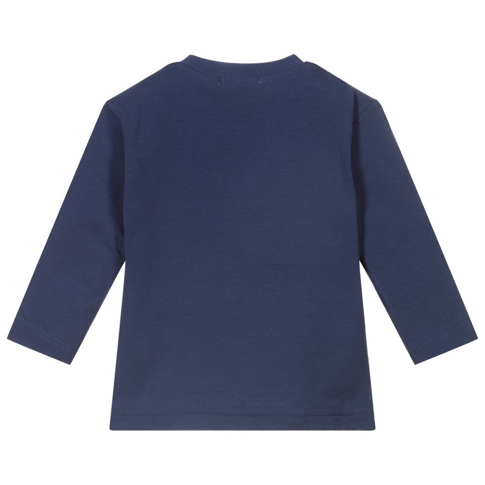 Everything Must Change-Baby boys navy blue Jersey Top | Childrensalon Outlet
