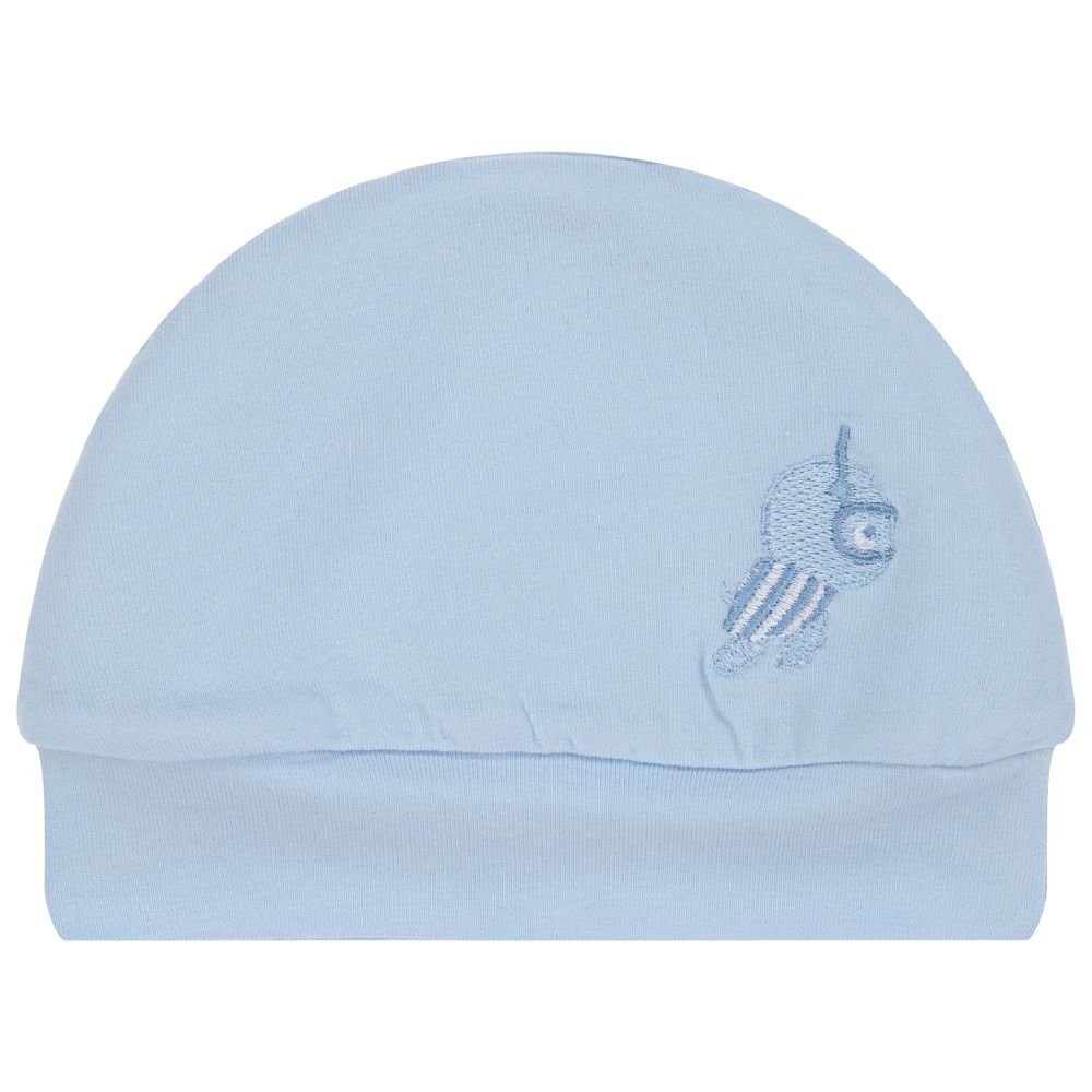 Everything Must Change - Baby Boys Pale Blue Jersey Hat | Childrensalon