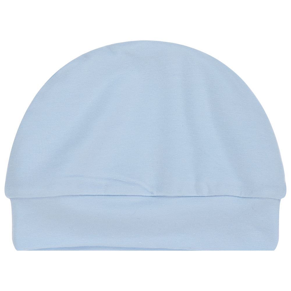 Everything Must Change-Baby Boys Pale Blue Jersey Hat | Childrensalon Outlet