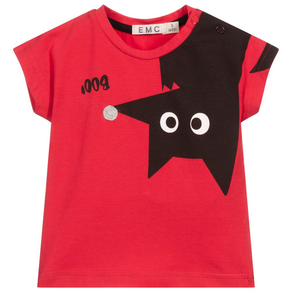 Everything Must Change - Baby Boys Red Cotton T-Shirt | Childrensalon