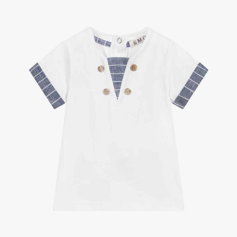 Everything Must Change-Baby Boys White T-Shirt | Childrensalon Outlet