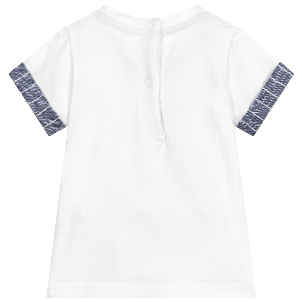 Everything Must Change-Baby Boys White T-Shirt | Childrensalon Outlet