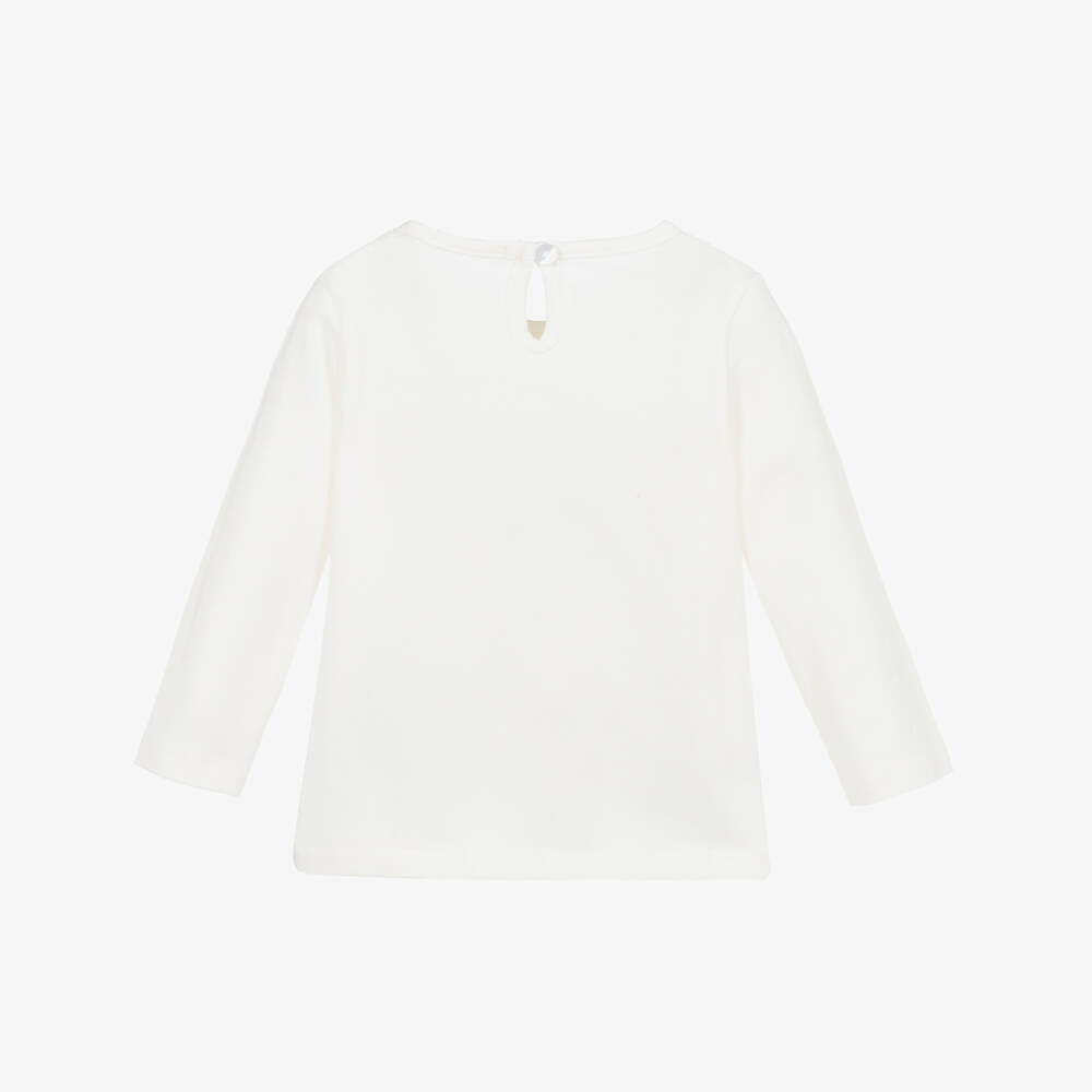 Everything Must Change-Baby Girls Ivory Cotton Top | Childrensalon Outlet