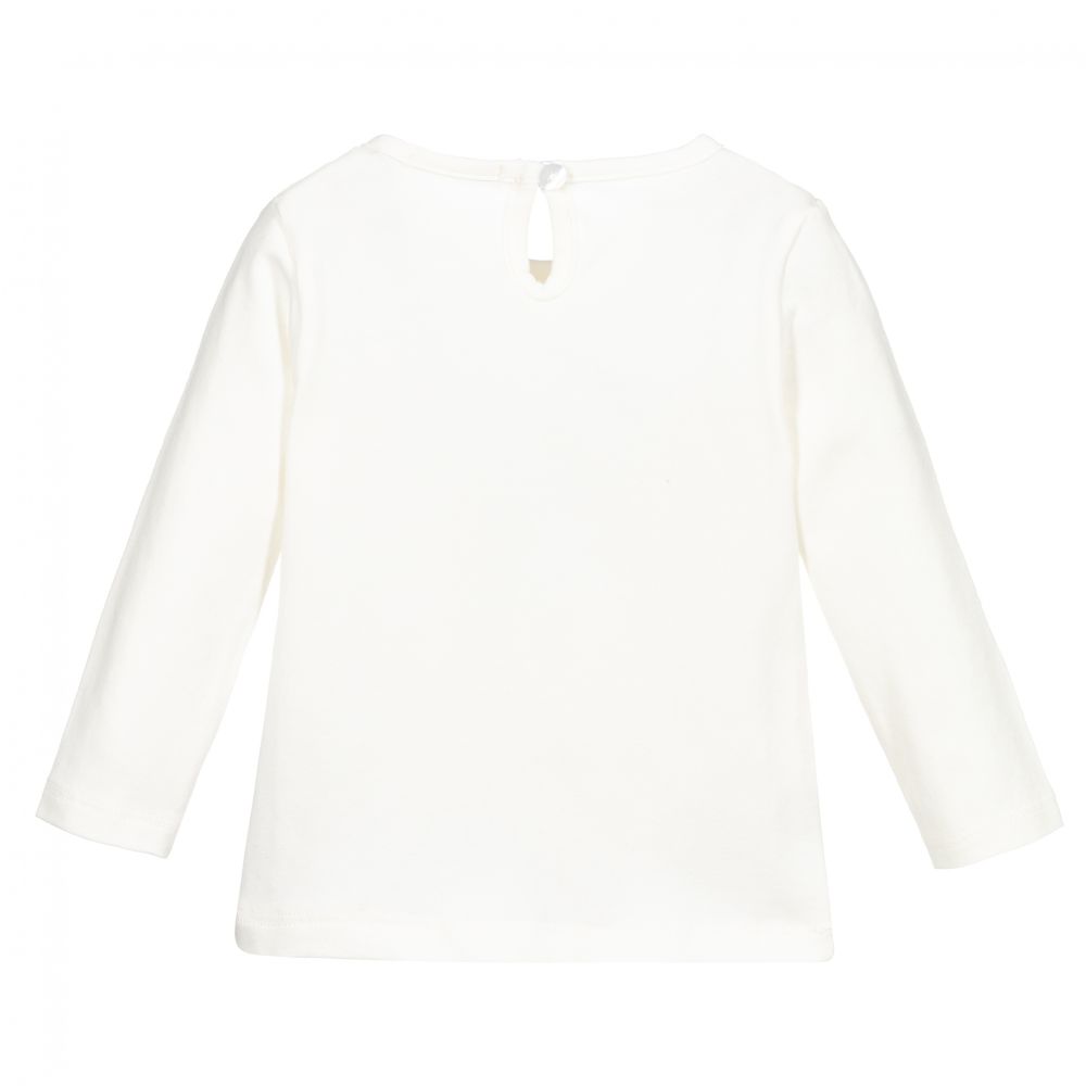 Everything Must Change-Baby Girls Ivory Cotton Top | Childrensalon Outlet
