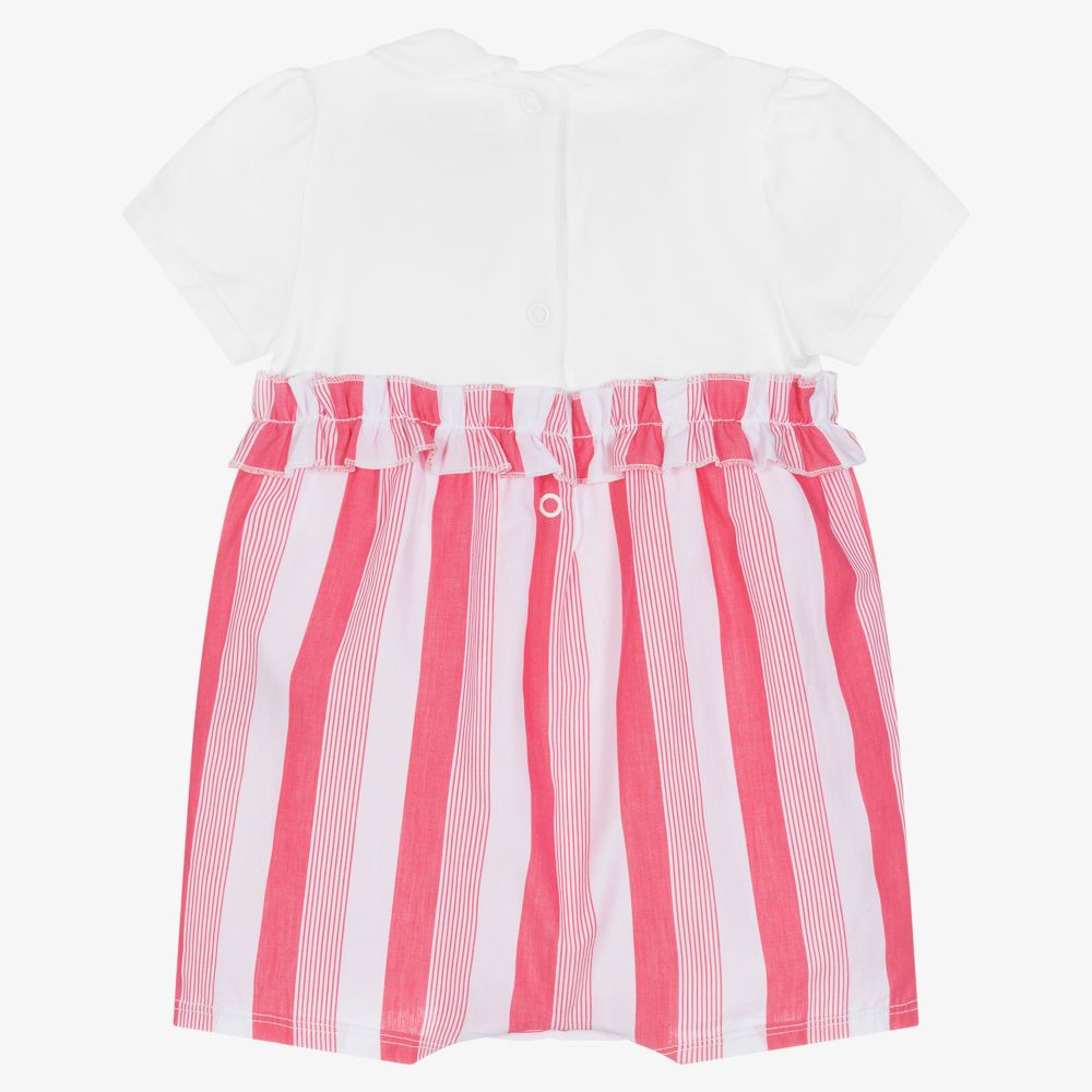 Everything Must Change-Baby Girls Pink Stripe Shortie | Childrensalon Outlet