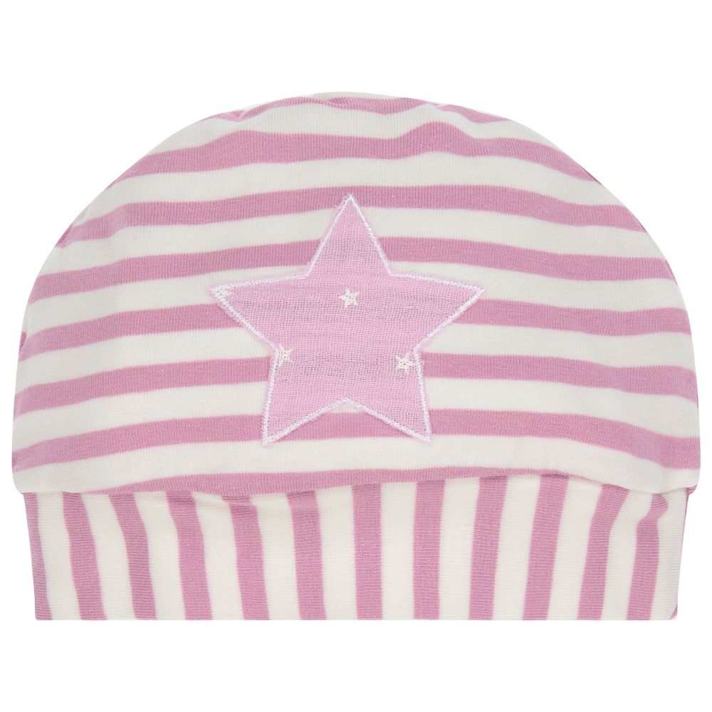 Everything Must Change - Baby Girls Pink Striped Hat | Childrensalon