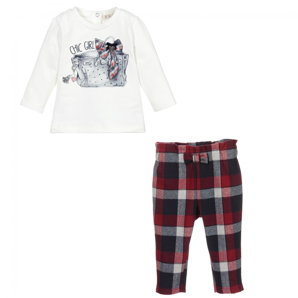افريثينغ مست تشاينج-Baby Girls Top & Trouser Set | Childrensalon Outlet