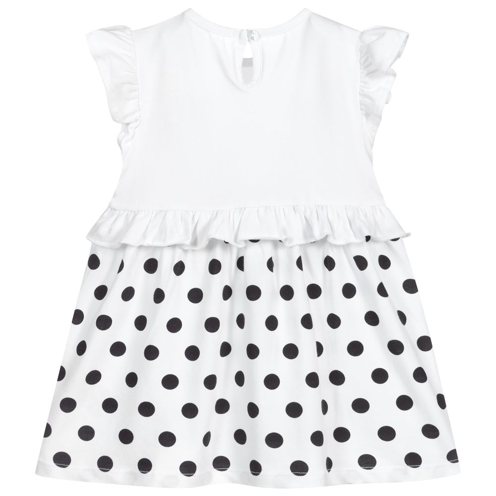 Everything Must Change-Baby Girls White Cotton Dress | Childrensalon Outlet