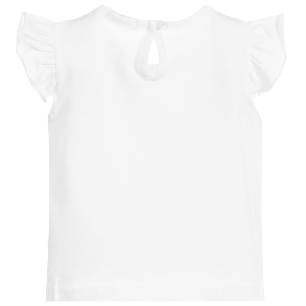 Everything Must Change-Baby Girls White Cotton Top | Childrensalon Outlet