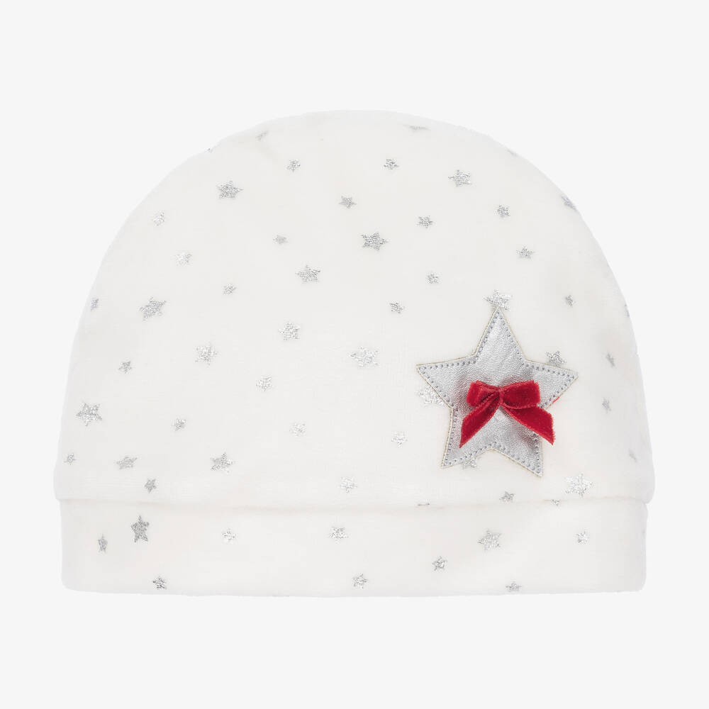 Everything Must Change - Baby Girls White Velour Hat | Childrensalon