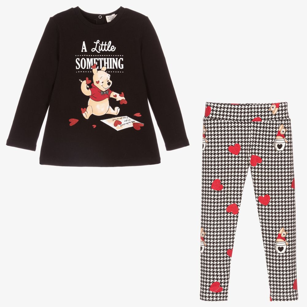 Everything Must Change-Черный топ и легинсы Disney | Childrensalon Outlet