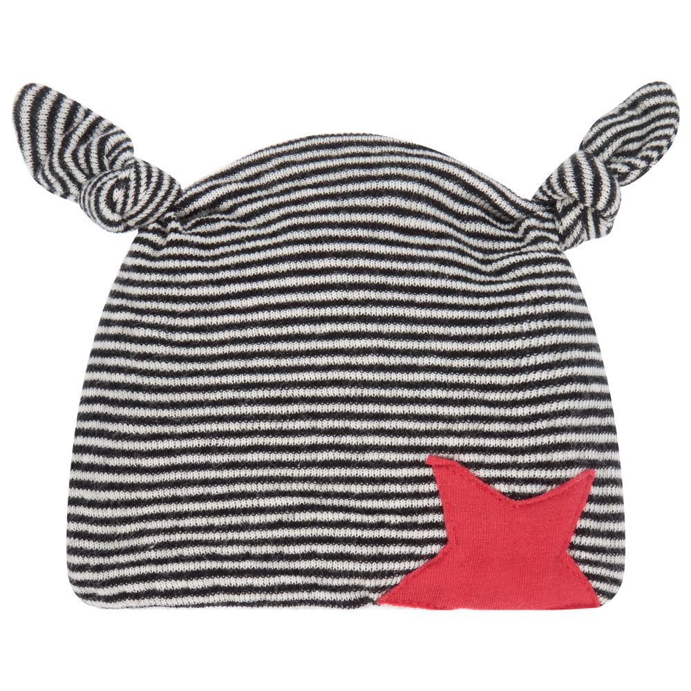 Everything Must Change - Black Striped Baby Hat | Childrensalon