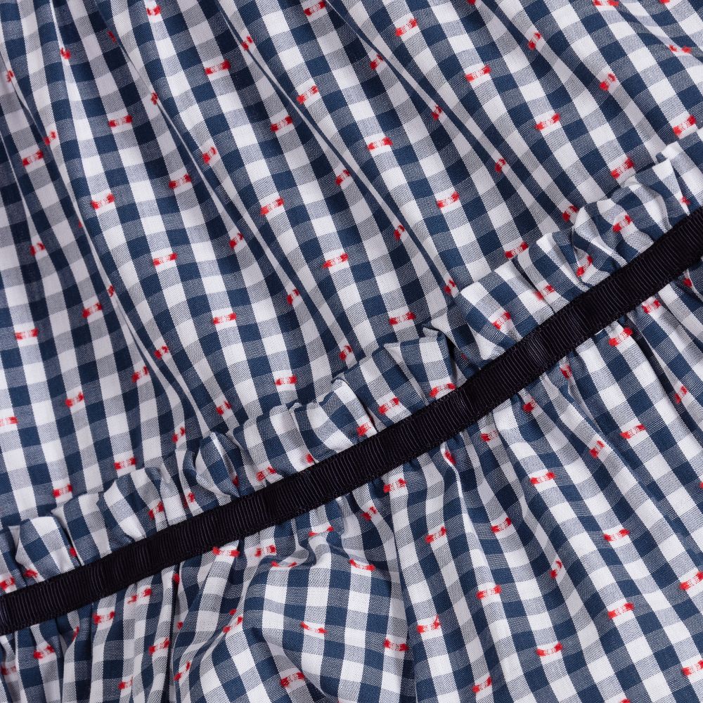 Everything Must Change-Blue Check Baby Dress Set | Childrensalon Outlet