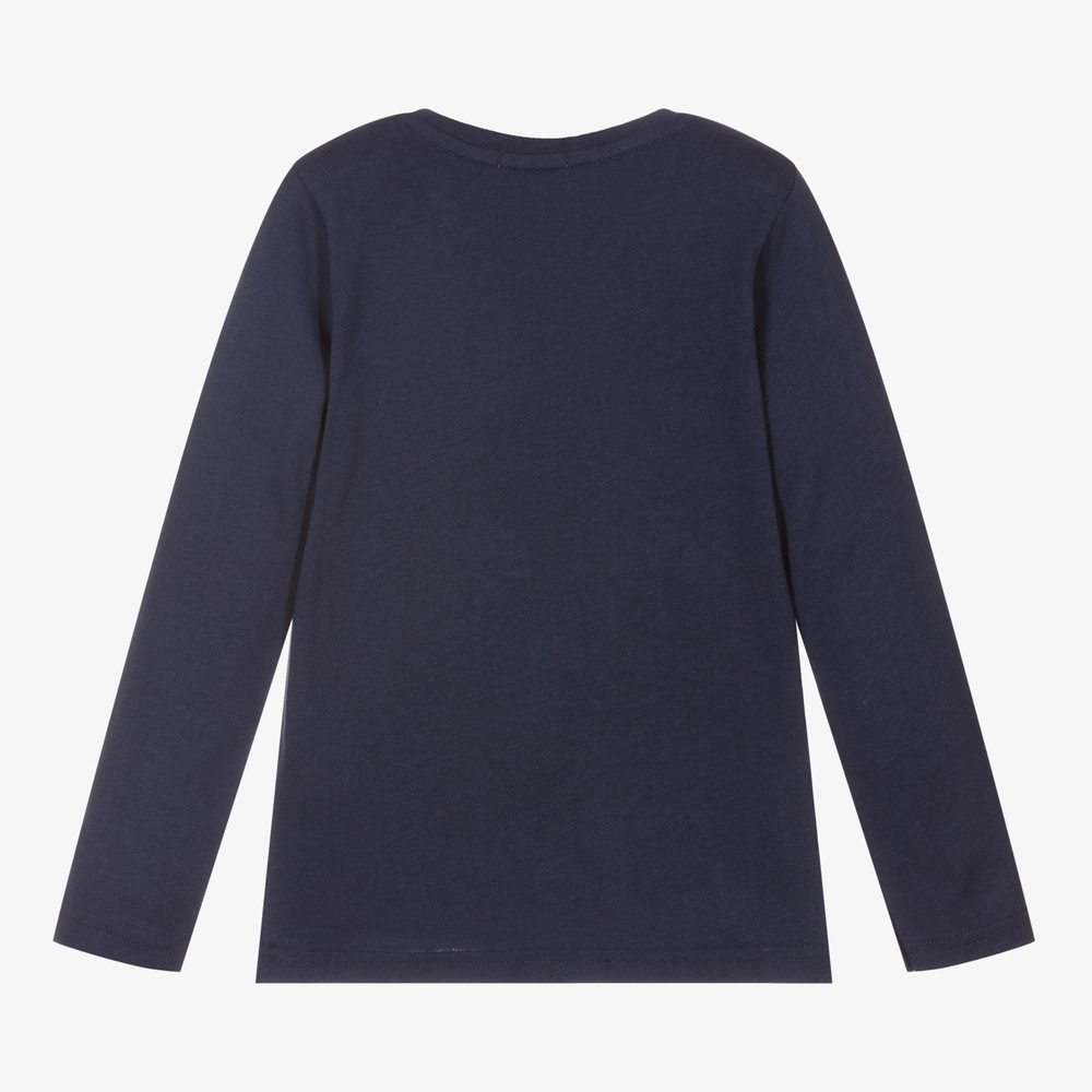 Everything Must Change-Blue Cotton Basketball Top | Childrensalon Outlet